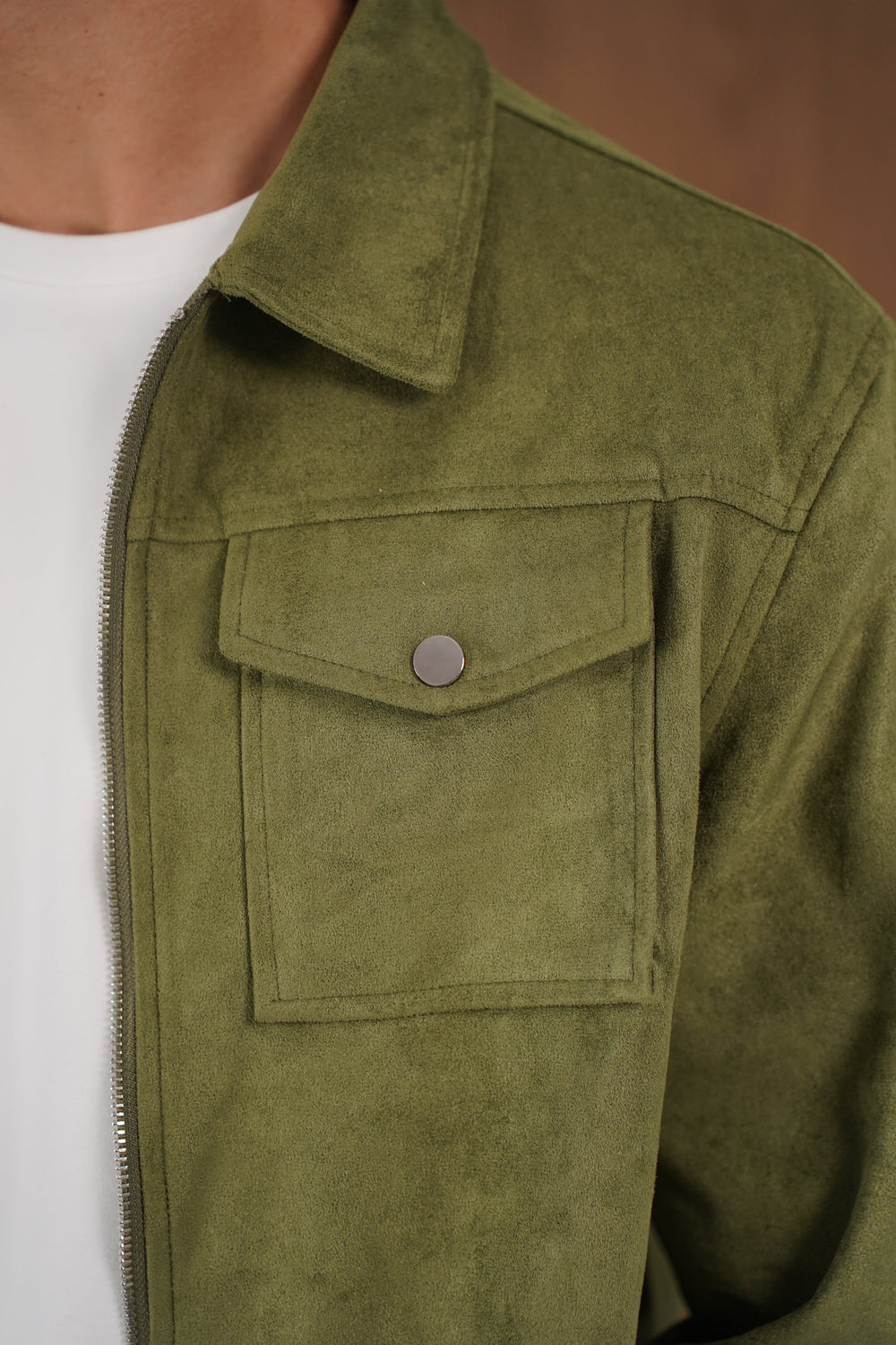 Capo SUEDE Jacket - Olive