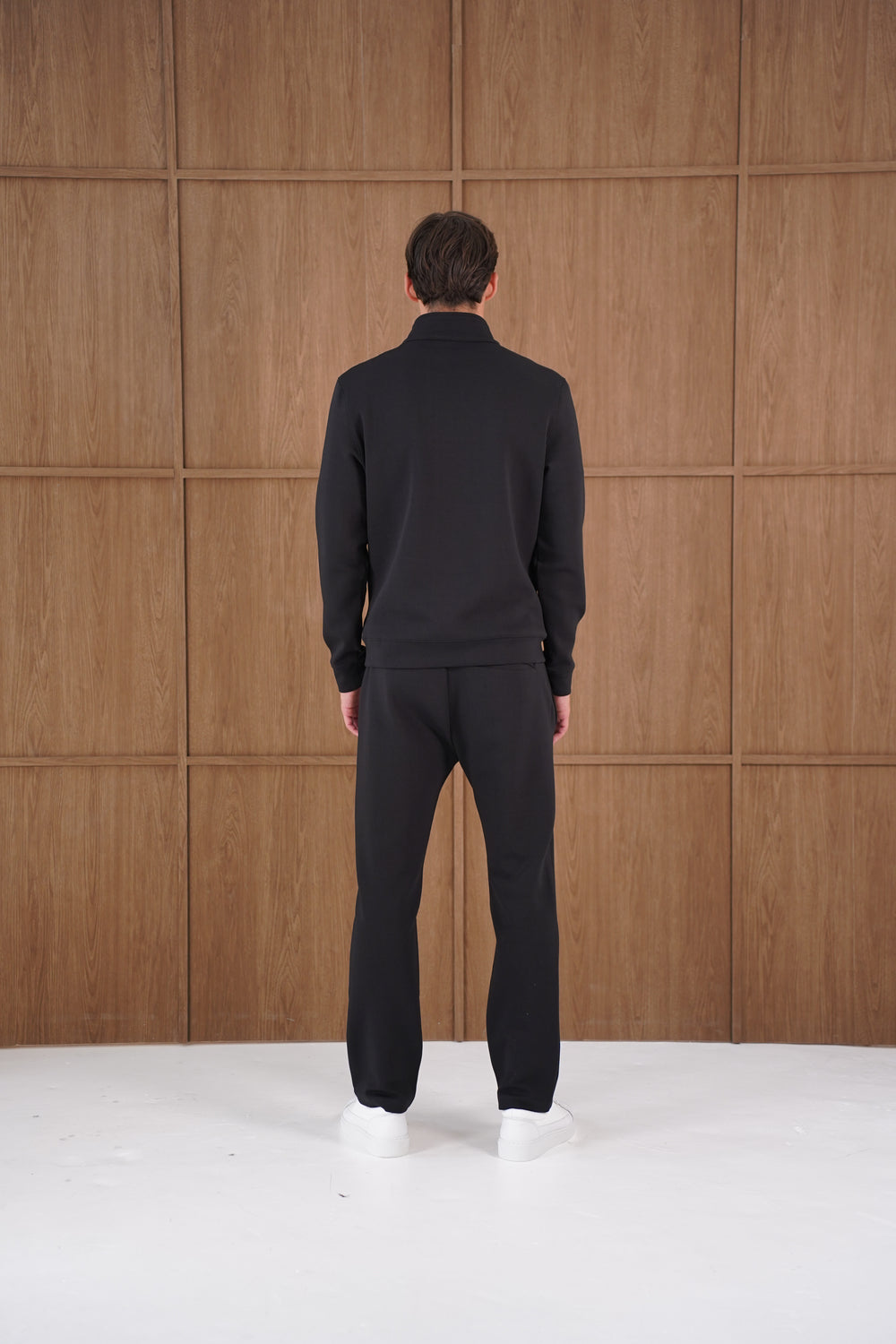 Capo Toby Straight Hem Jogger - Black