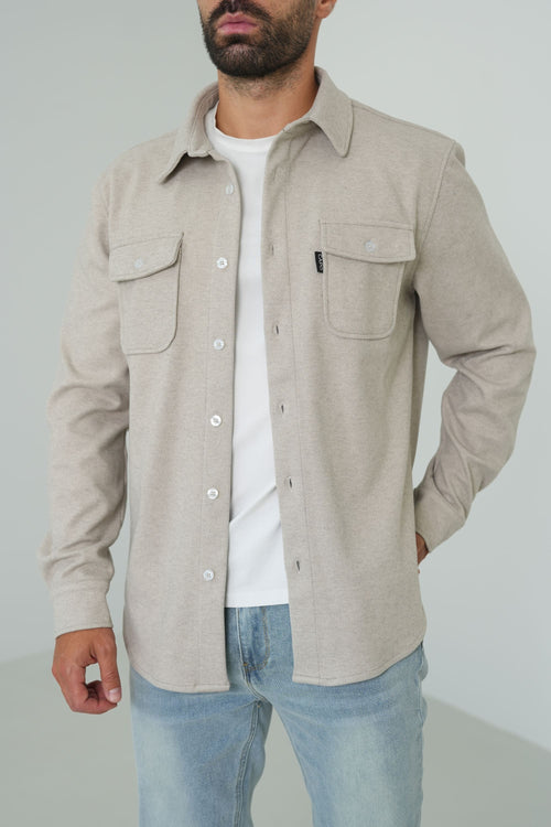Capo Elliot Overshirt - Beige