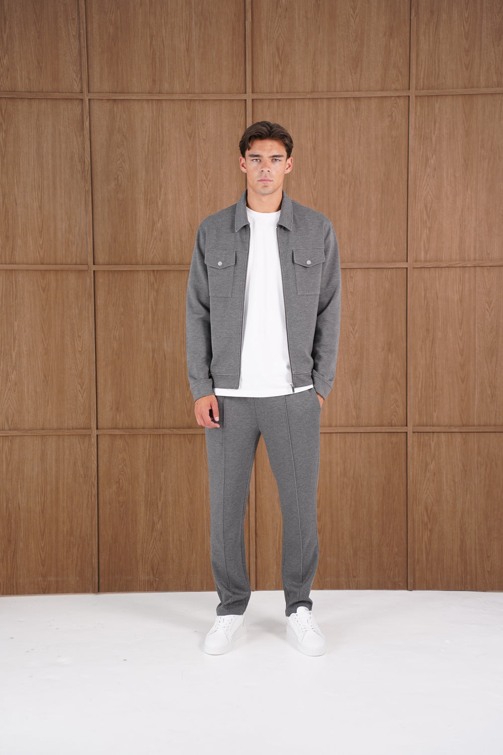 Capo Nick Interlock Pants - Charcoal