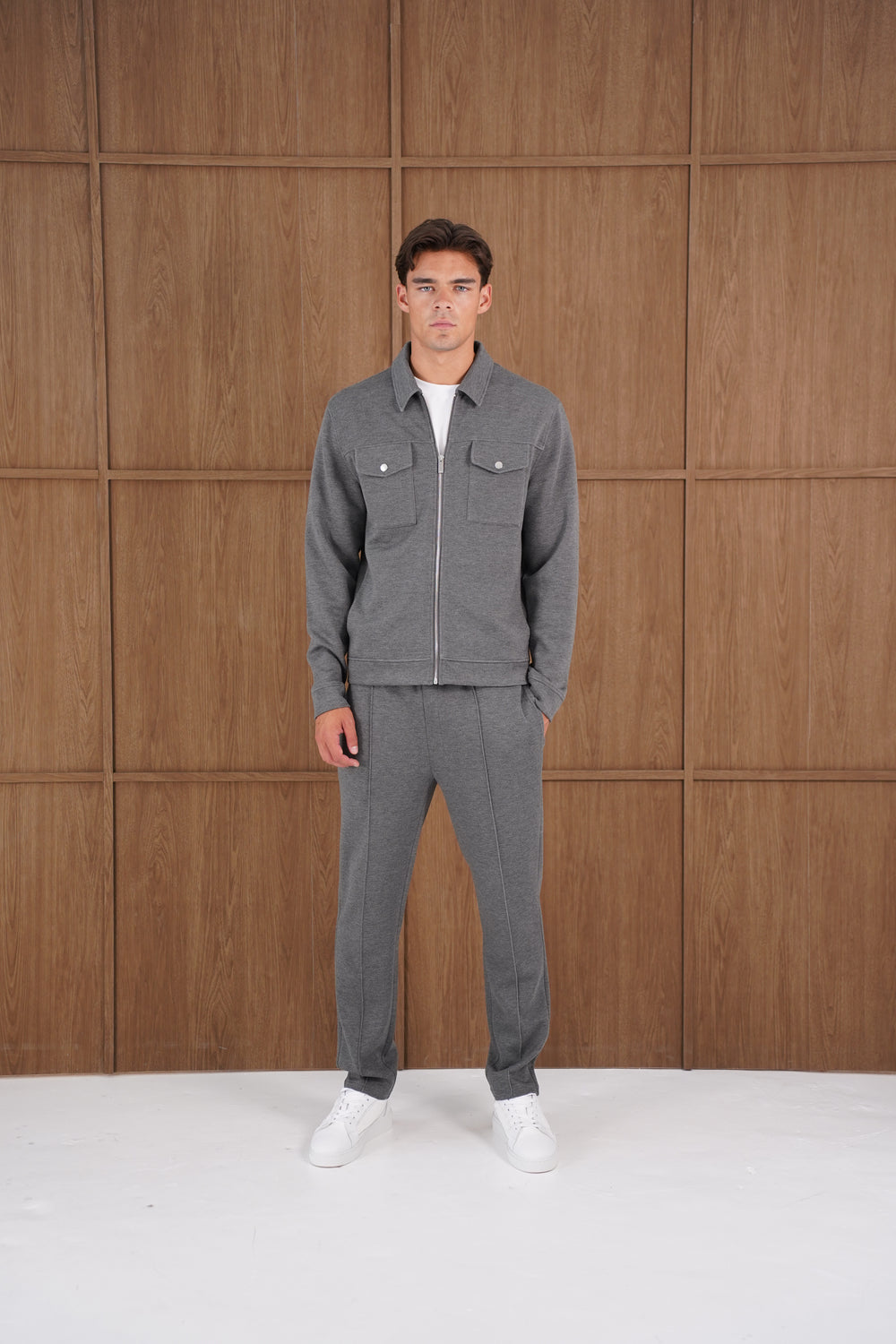 Capo Nick Interlock Pants - Charcoal