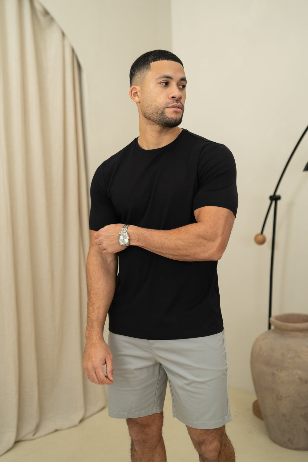 Capo Chino Side Adjuster Shorts - Slate Grey