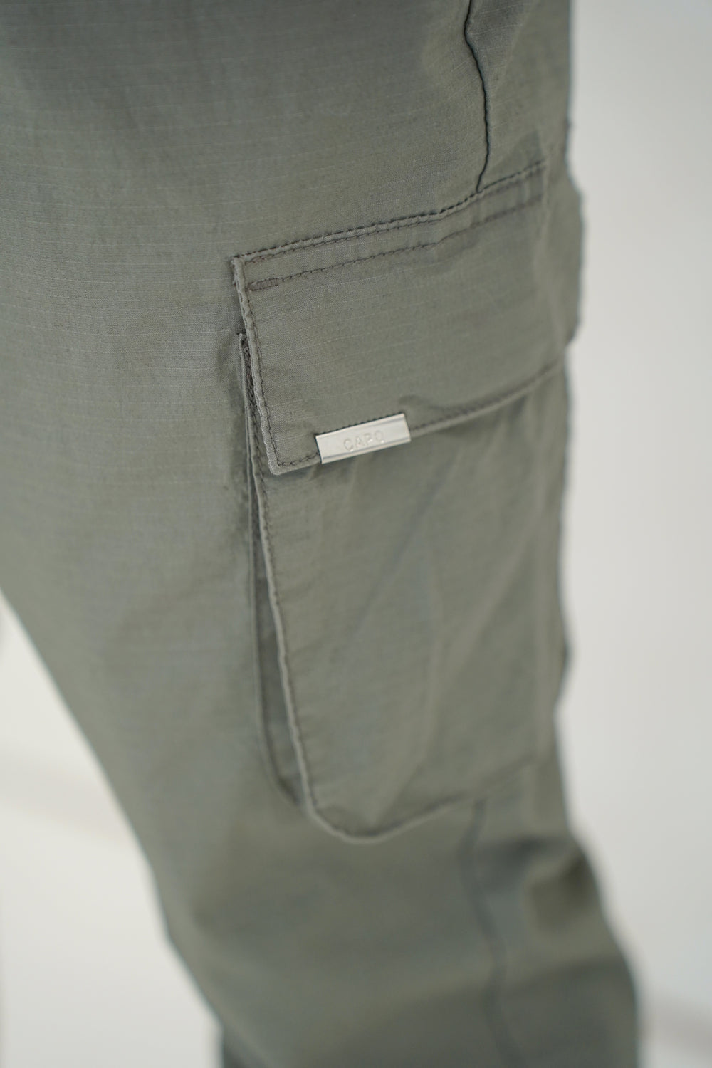 Capo Elasticated Cargo Trouser - Light Grey