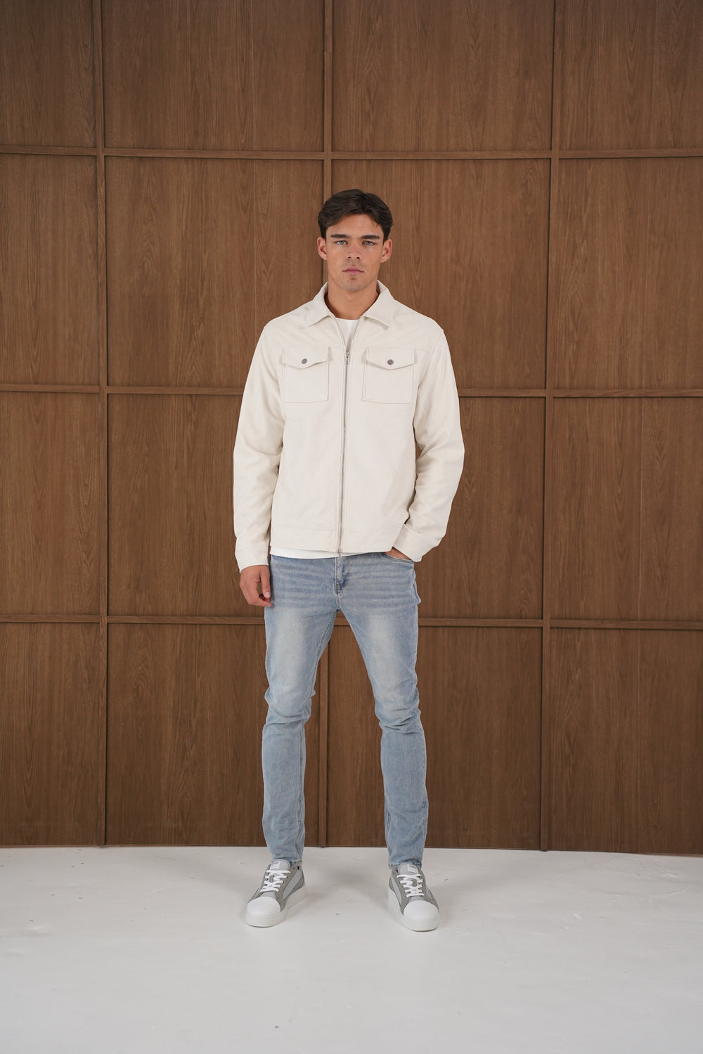 Capo SUEDE Jacket - Stone