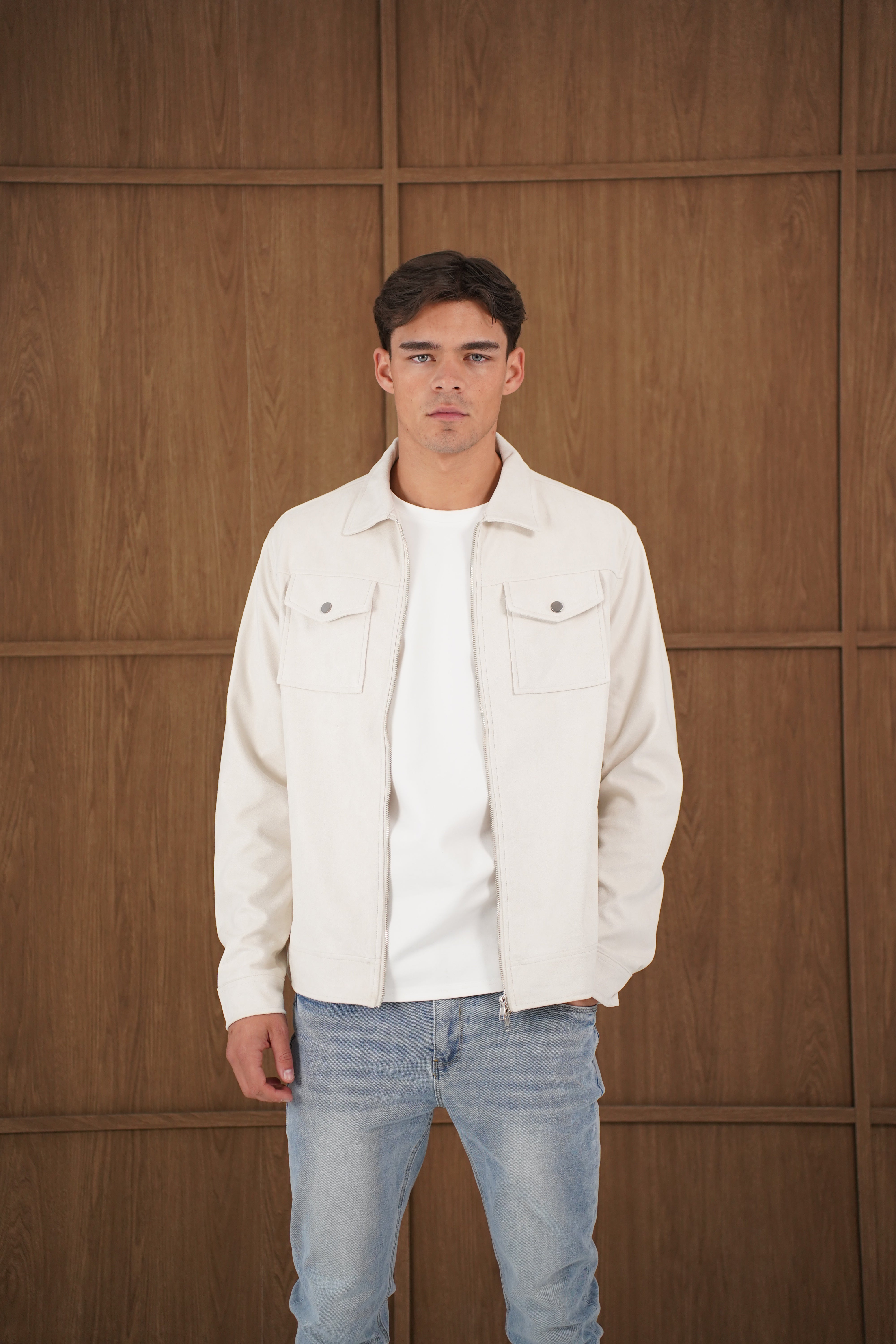 Capo SUEDE Jacket - Stone