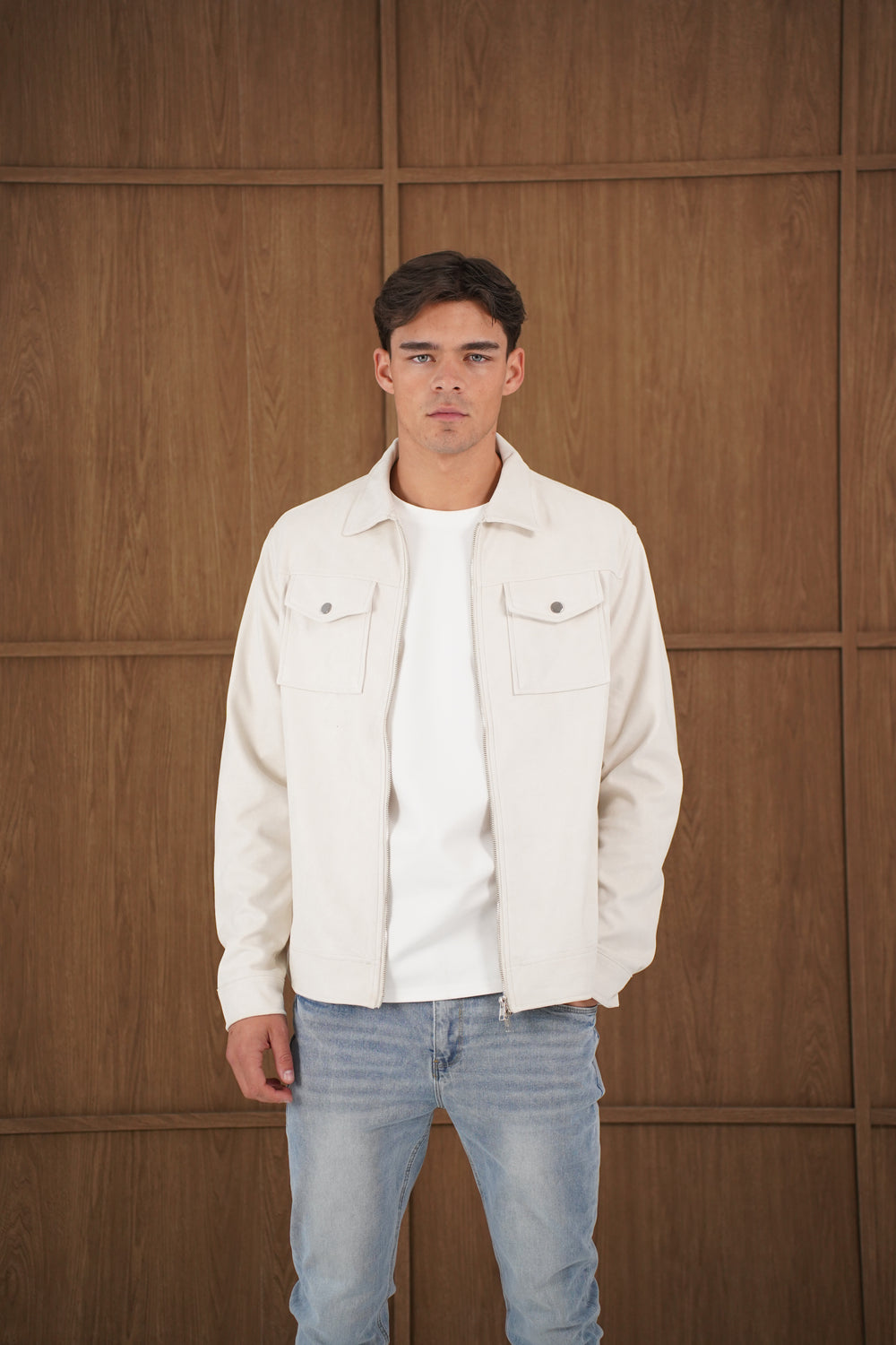 Capo SUEDE Jacket - Stone