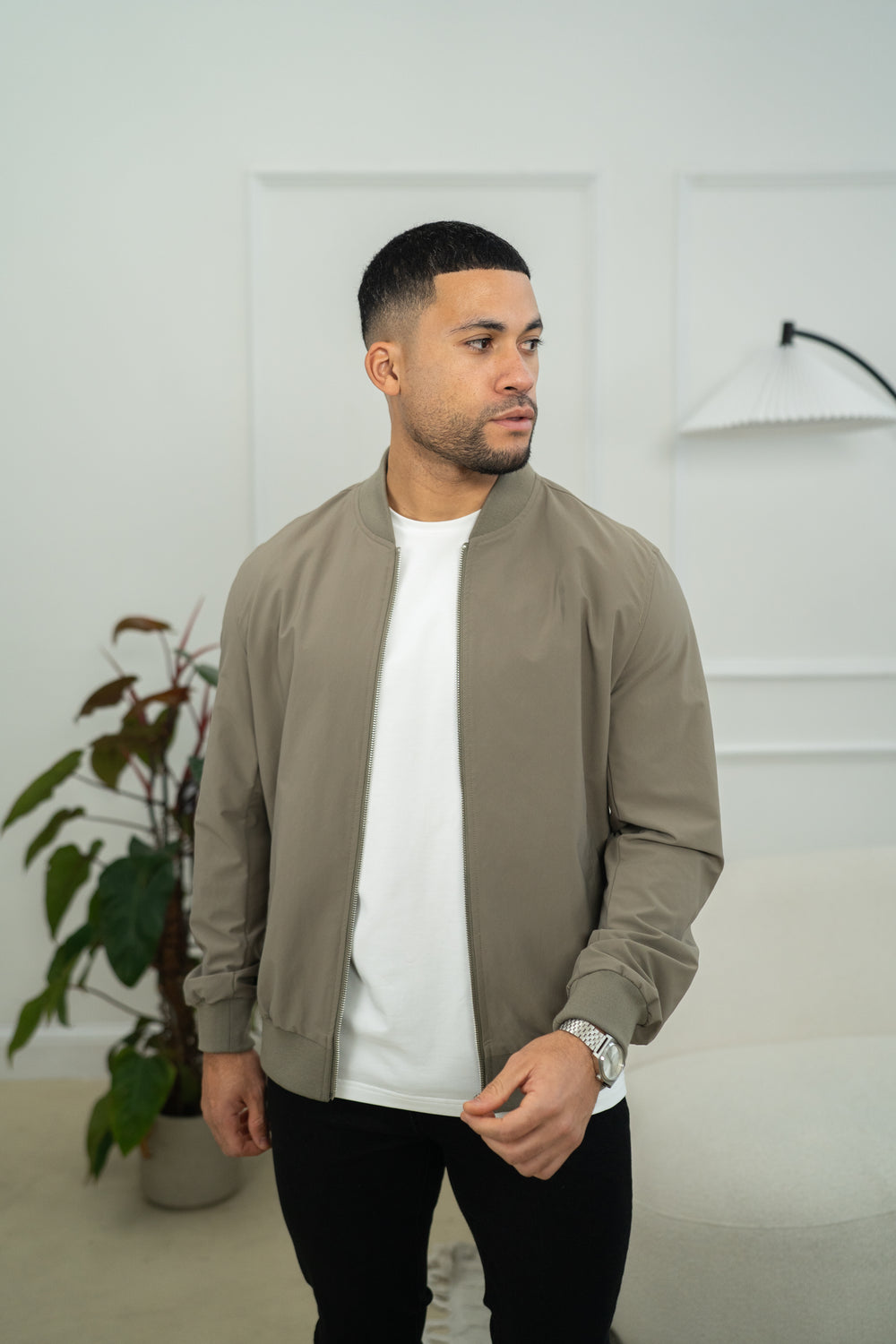 Capo Bomber Jacket - Light Olive