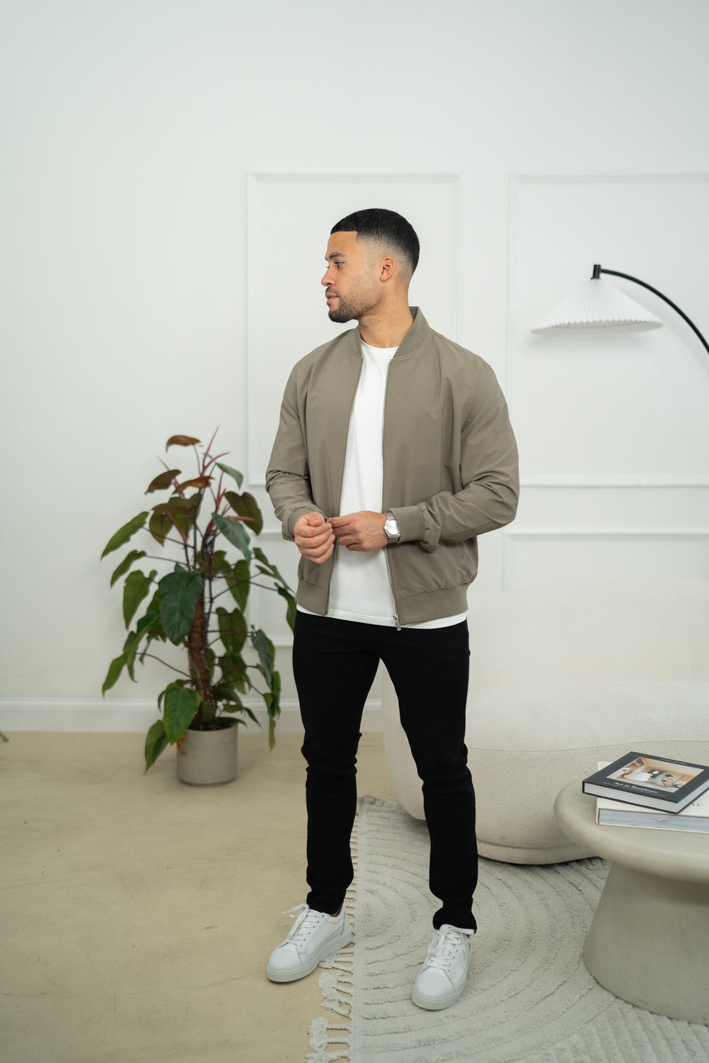 Capo Bomber Jacket - Light Olive