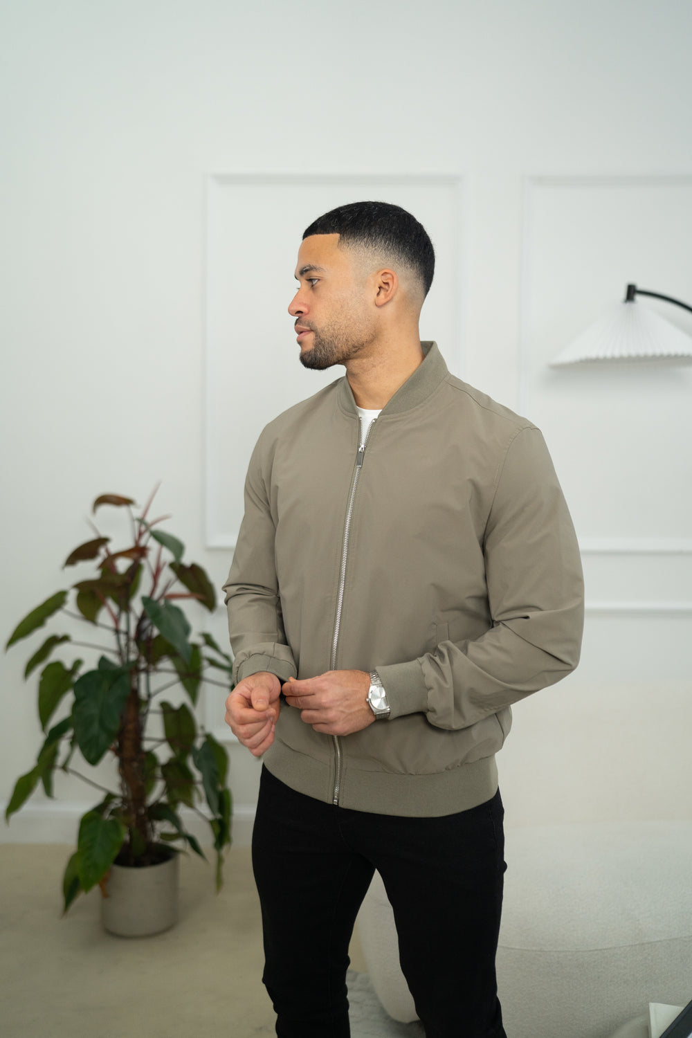 Capo Bomber Jacket - Light Olive