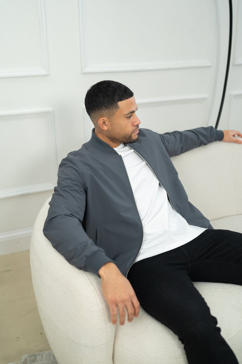 Capo Bomber Jacket - Charcoal