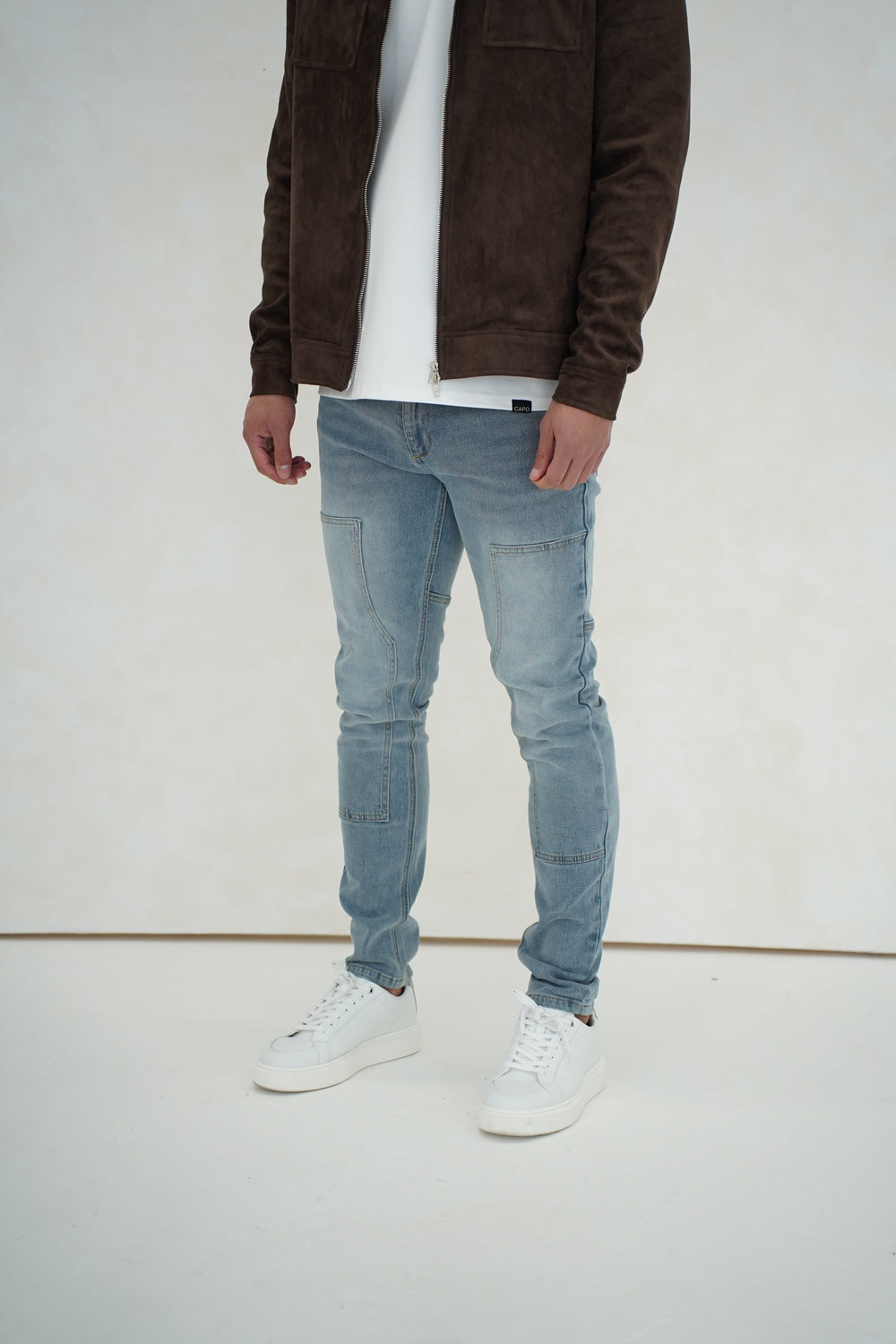 Capo Carpenter Denim Jeans - Light Blue