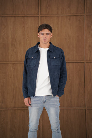 Capo SUEDE Jacket - Navy