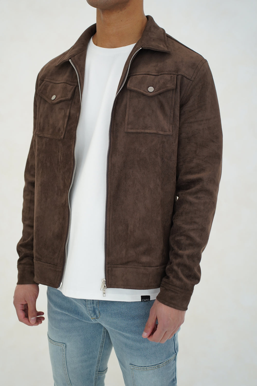 Capo SUEDE Jacket - Brown