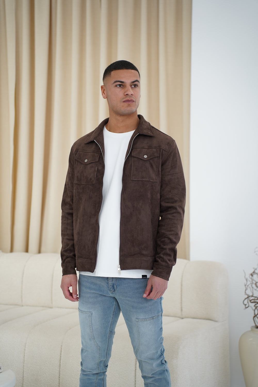 Capo SUEDE Jacket - Brown