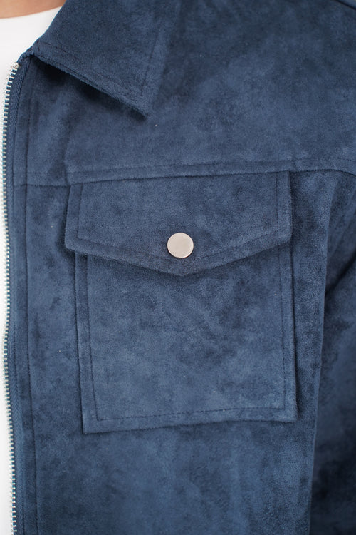 Capo SUEDE Jacket - Navy
