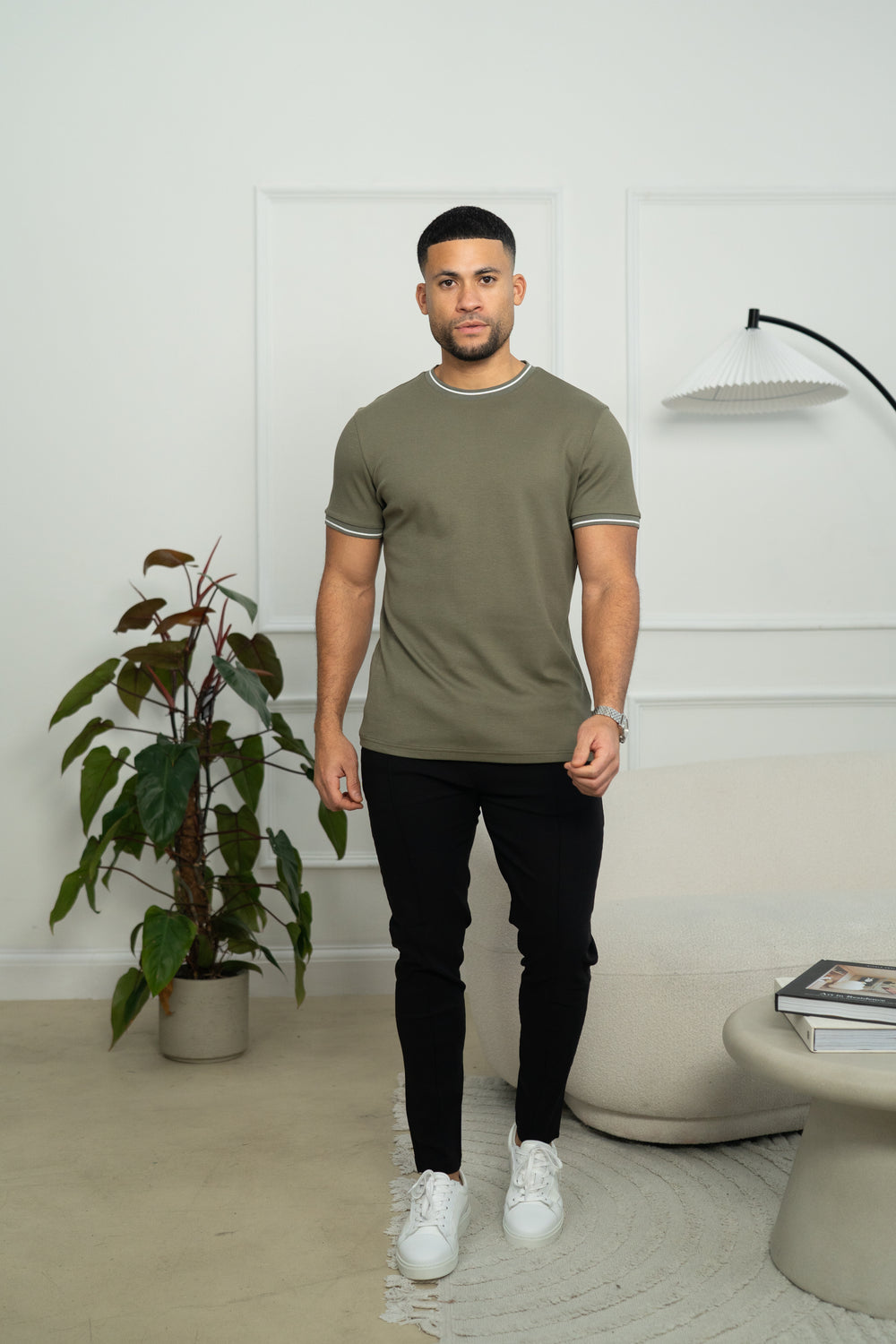 Capo Tipping T-Shirt - Olive
