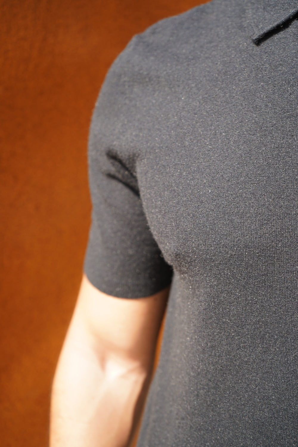 Capo Button Up SS Polo Shirt - Black