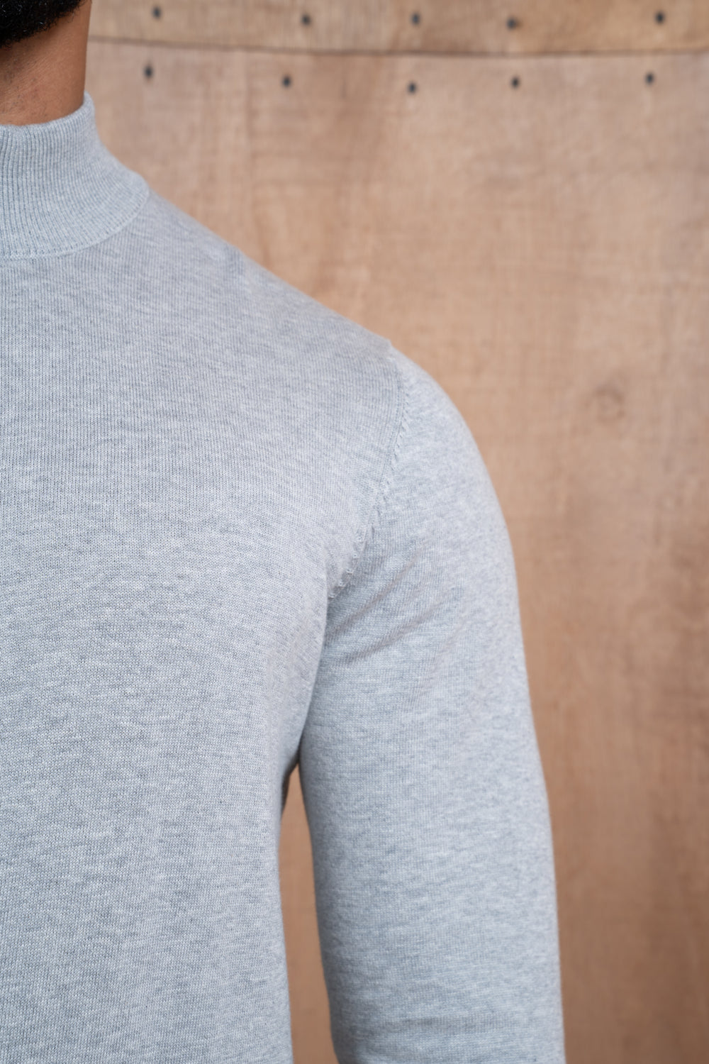 Capo Egyptian Cotton 1/4 Zip Top - Grey