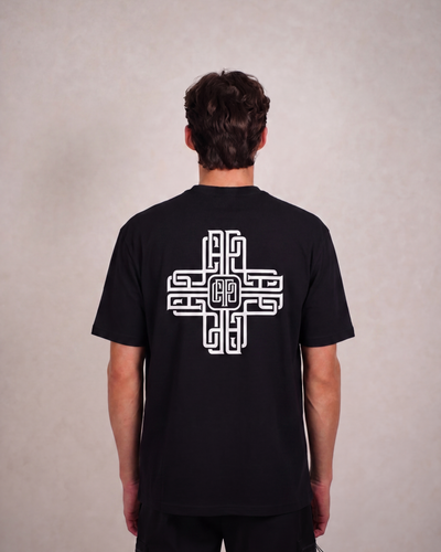 Capo Emblem T-Shirt - Black/White