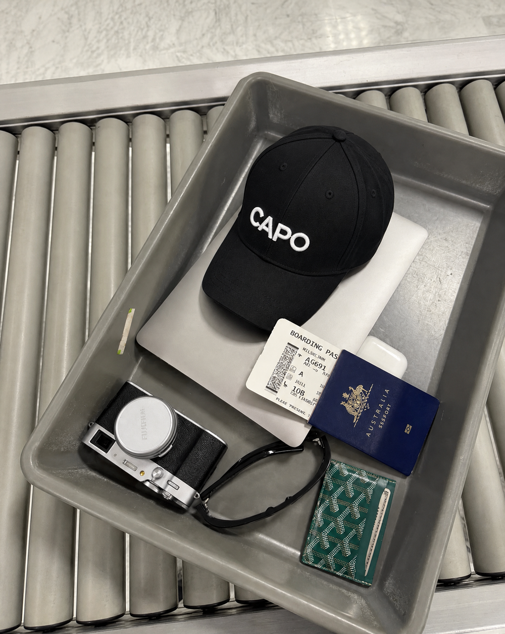 Capo Cotton Embroidered Cap - Black