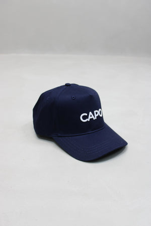 Capo Cotton Embroidered Cap - Navy