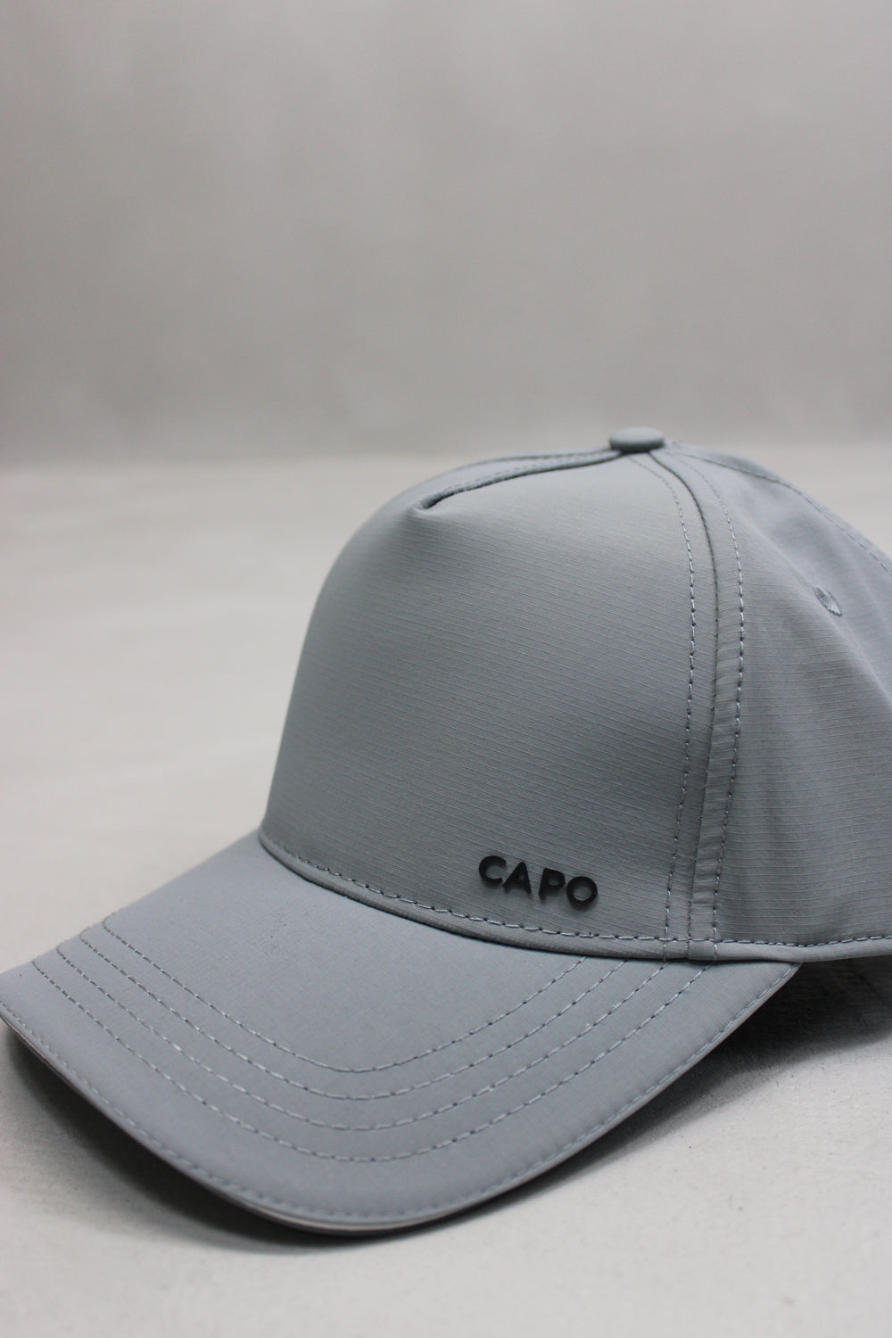 Capo Ripstop Baseball Hat - Grey