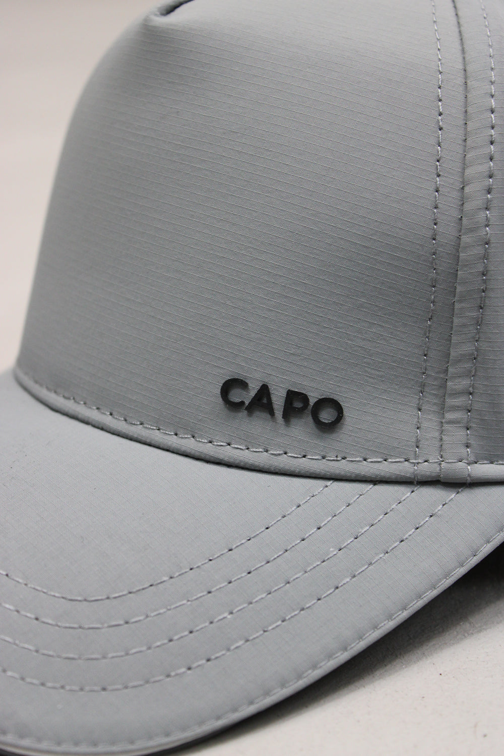 Capo Ripstop Baseball Hat - Grey