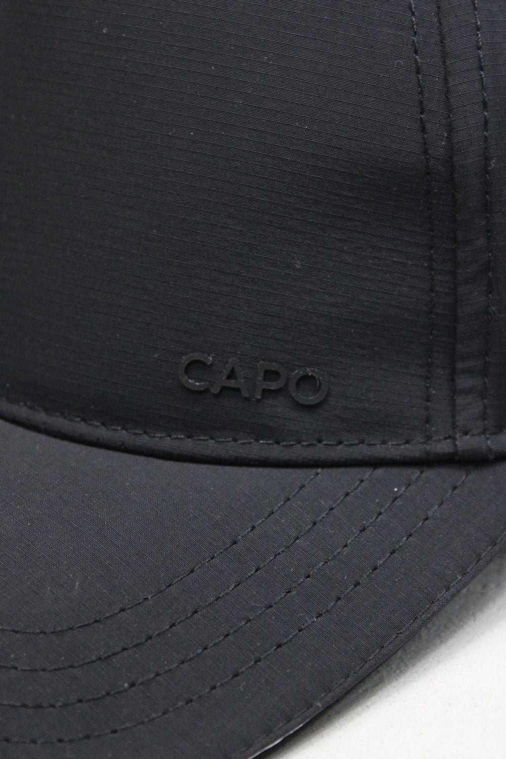 Capo Ripstop Baseball Hat - Black