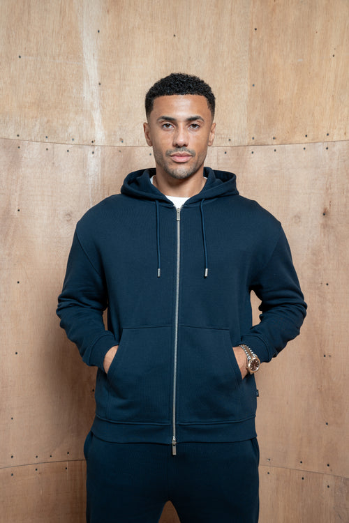 Capo Heavyweight Full Zip Hoodie - Navy