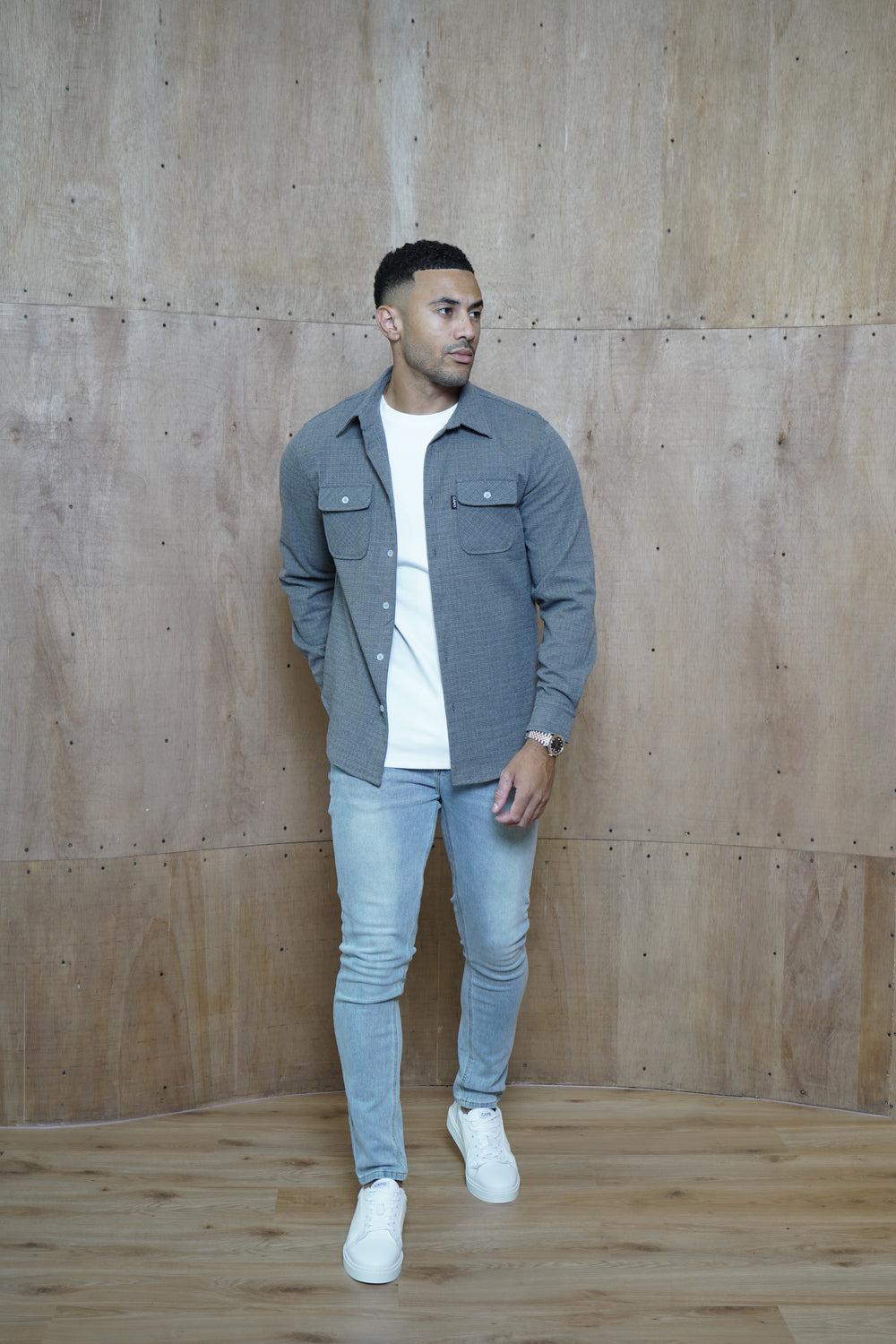 Capo Ollie Overshirt - Grey