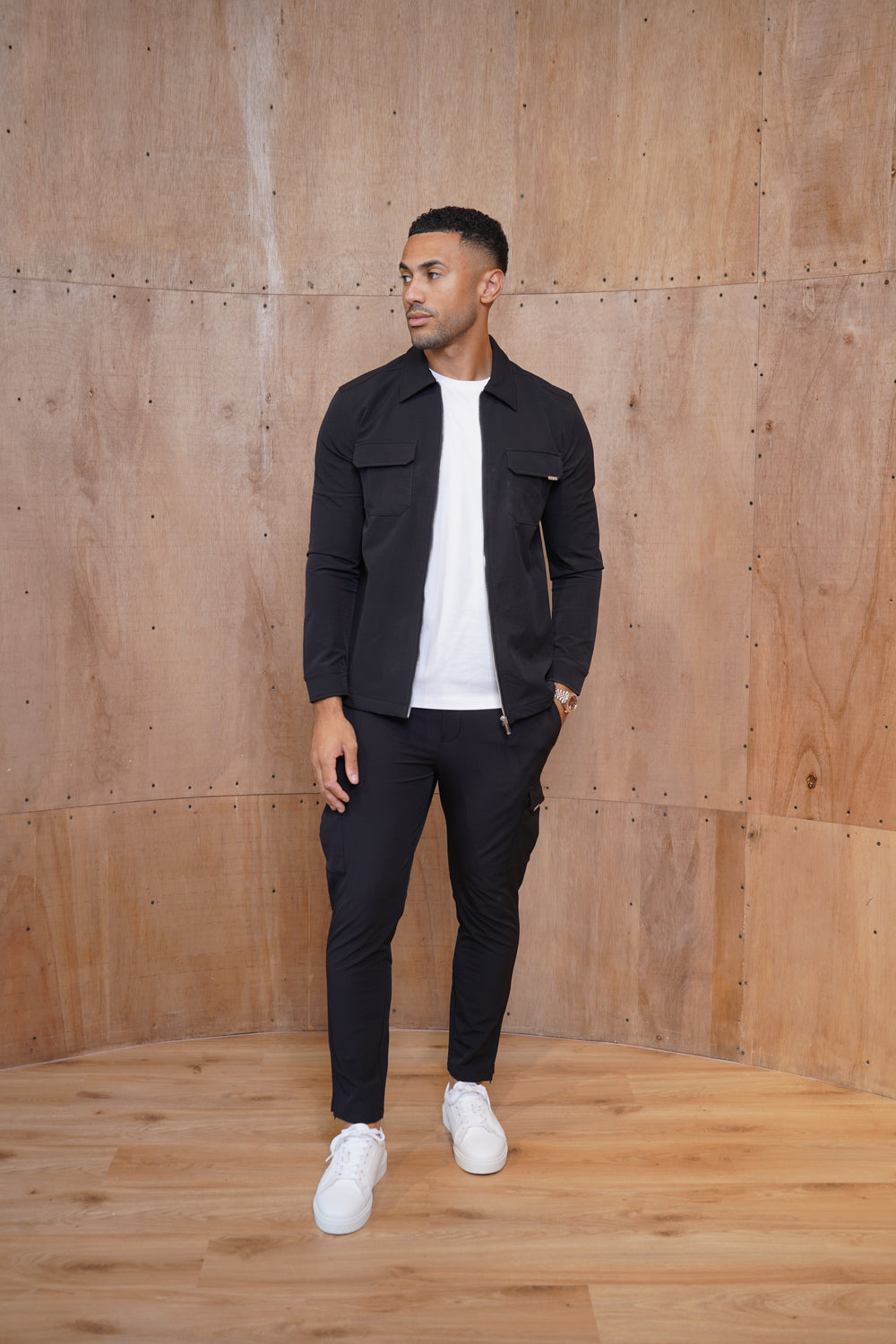 Capo Utility-Überhemd - Schwarz