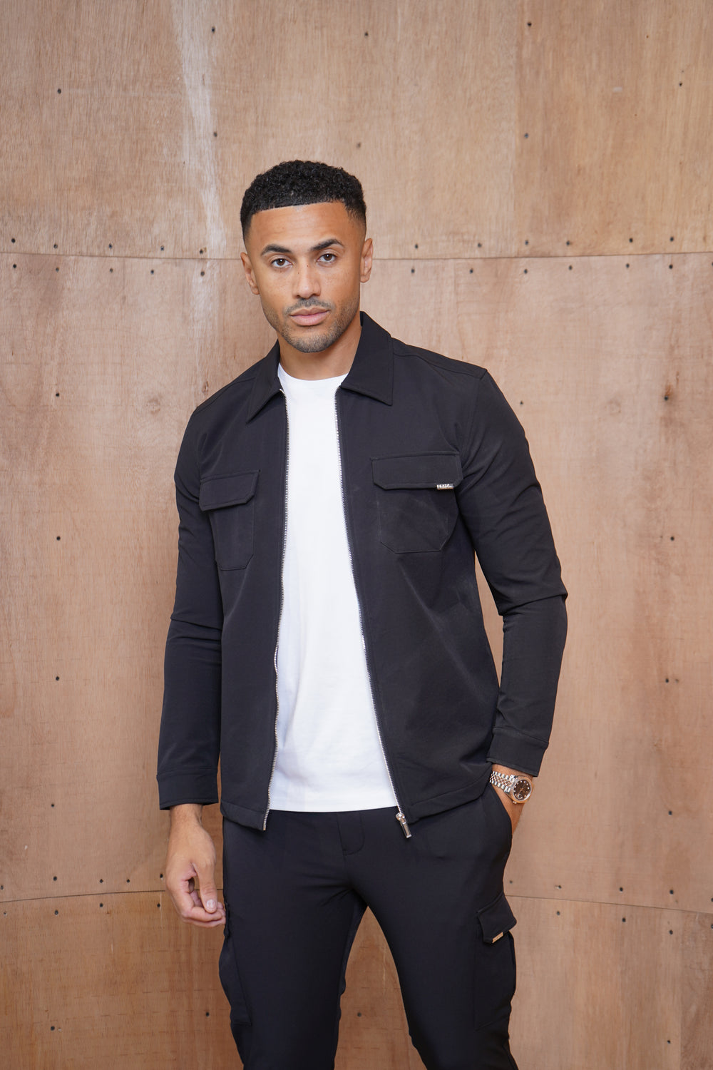 Capo Utility-Überhemd - Schwarz