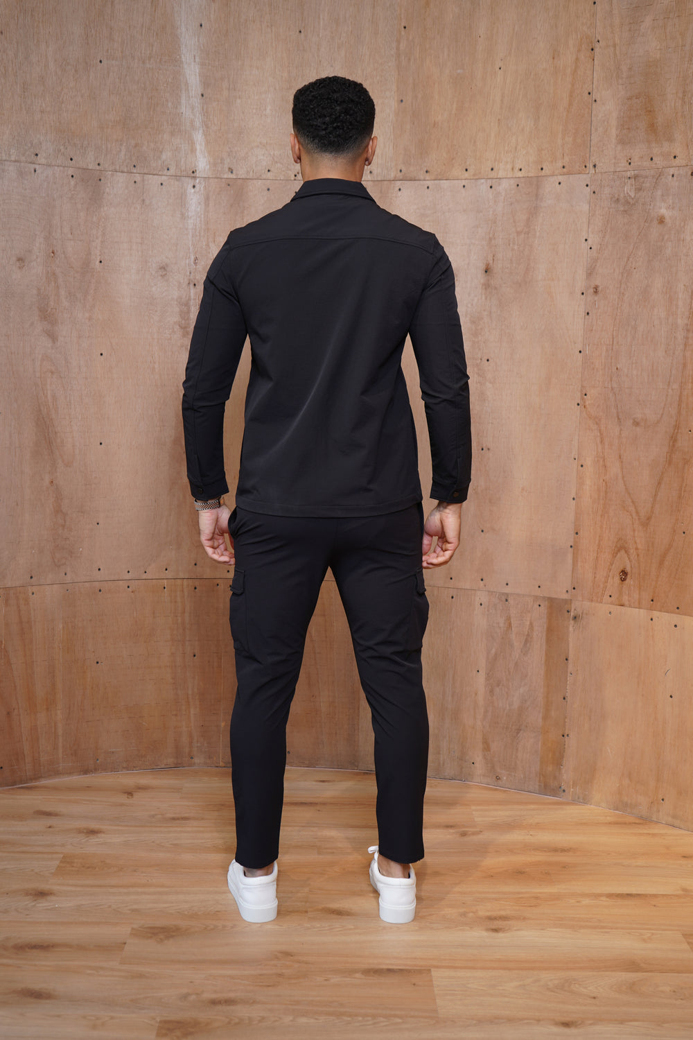 Capo Utility Regular Cargo Pants - Black