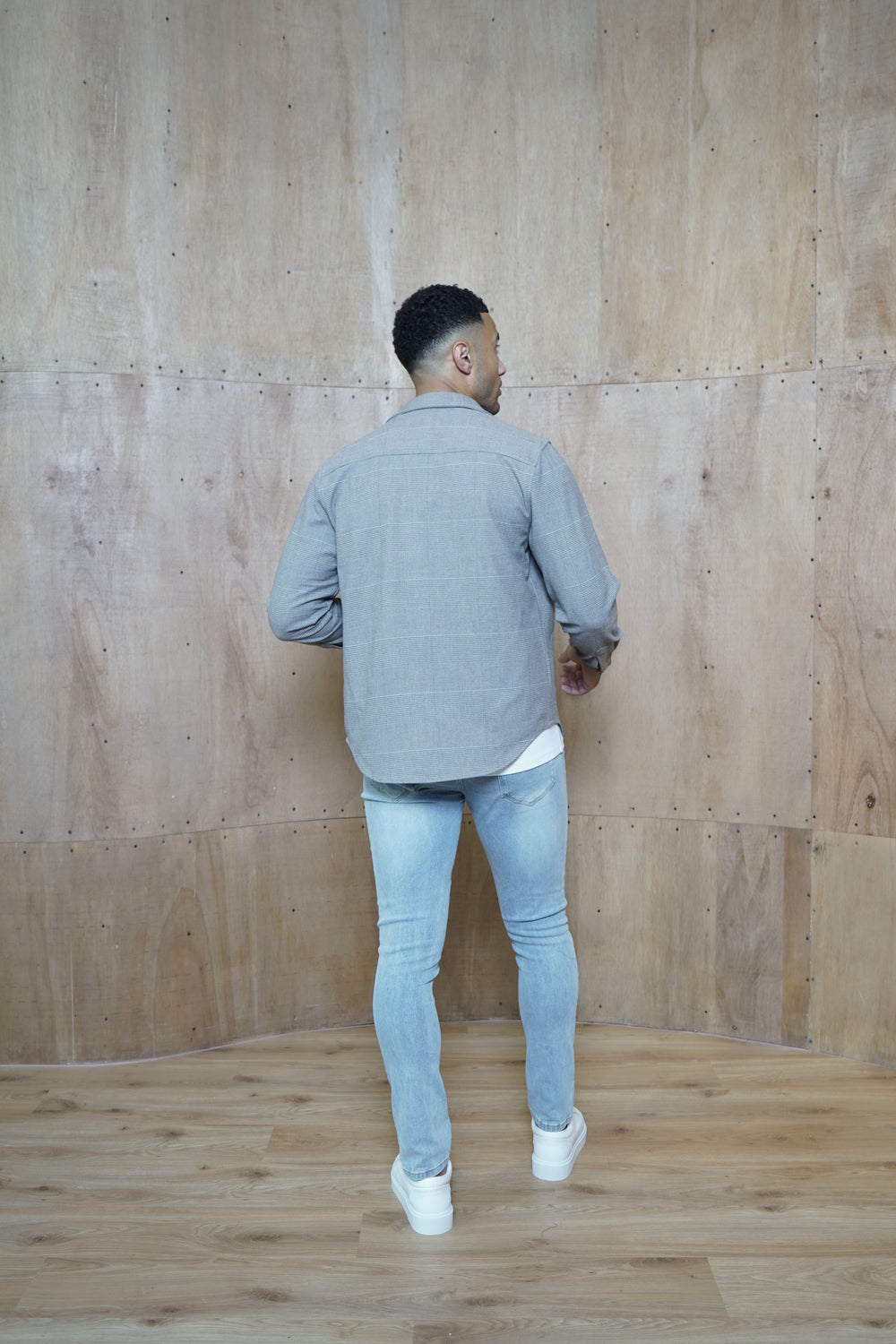 Capo Zack Overshirt - Grey/Brown