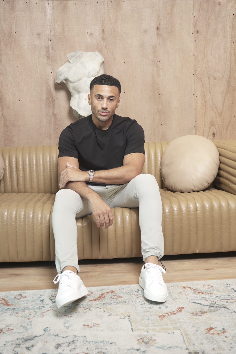 Capo Crew Neck Every Day Cotton T-Shirt - Black