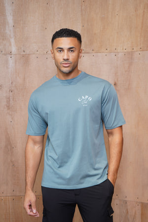 Capo Beach Club T-Shirt - Dusky Blue