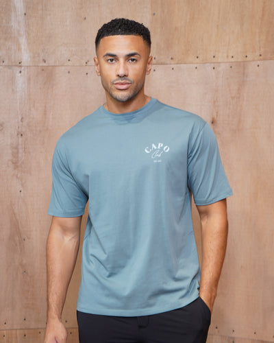 Capo Beach Club T-Shirt - Dusky Blue
