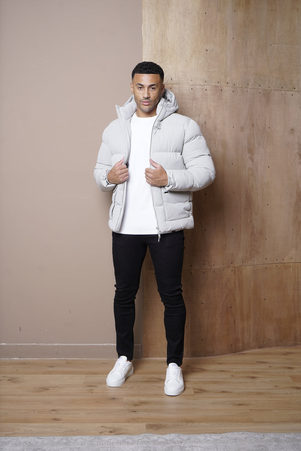 Capo Puffer Coat - Stone
