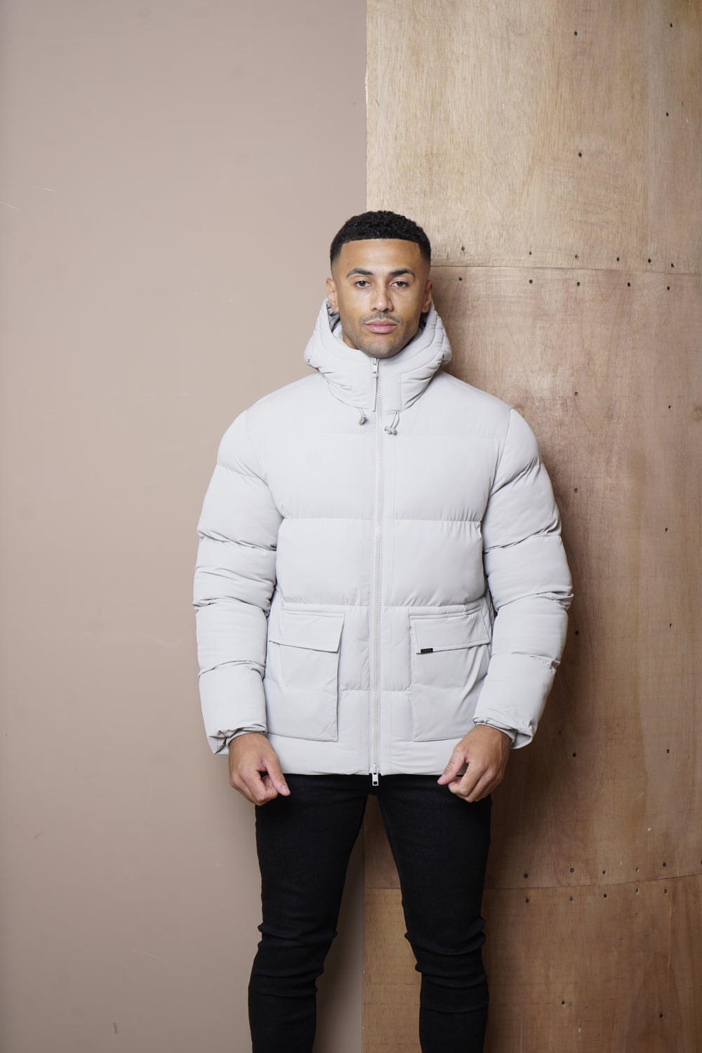 Capo Puffer Coat - Stone