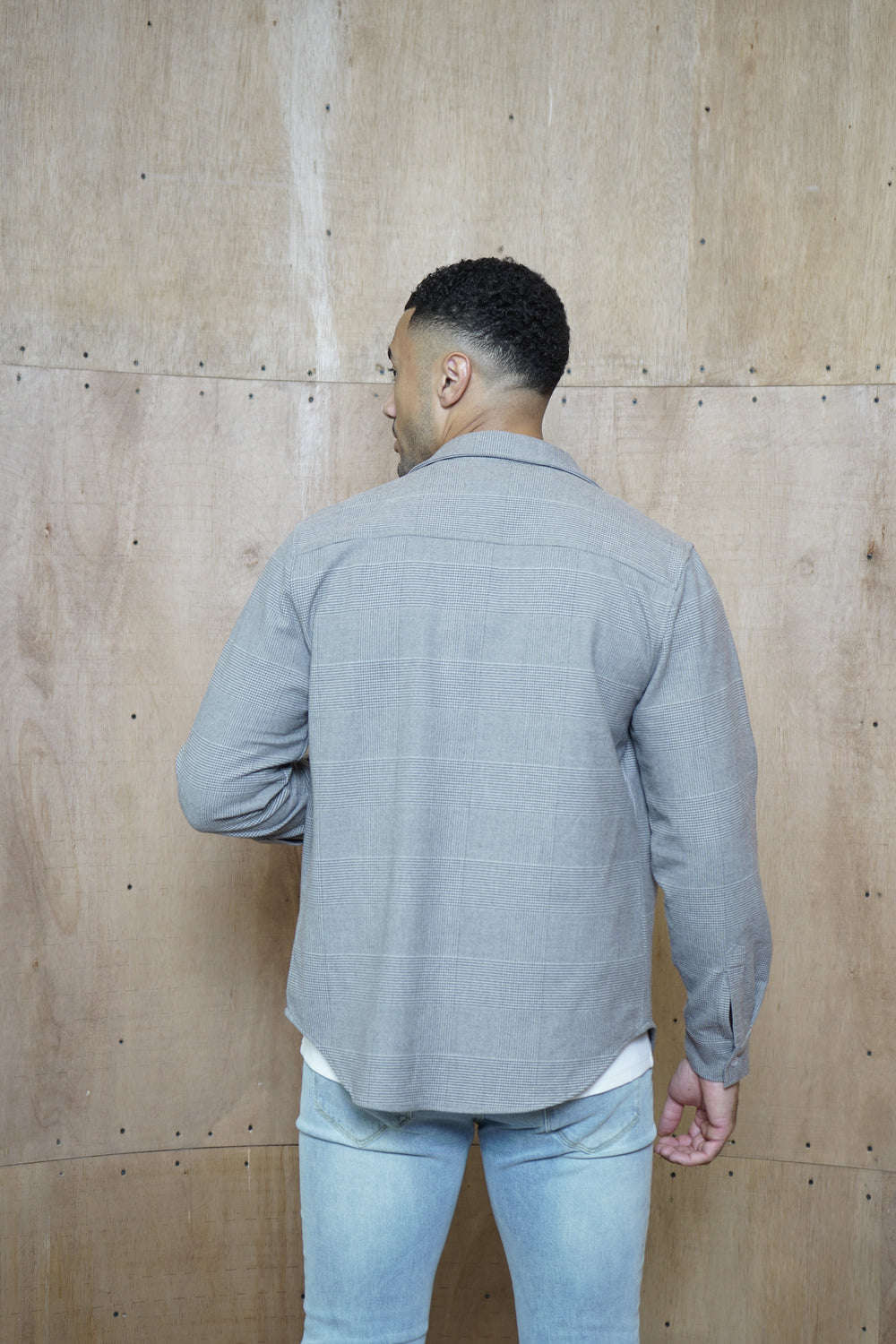 Capo Zack Overshirt - Grey/Brown