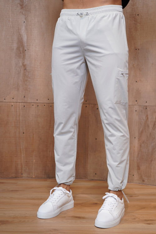 Capo Utility Tech Cargo Pant - Light Grey