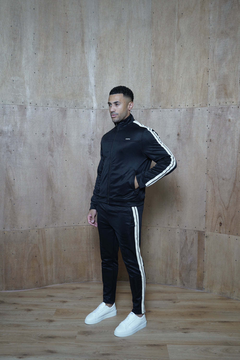 Capo Tape Track Jacket - Black