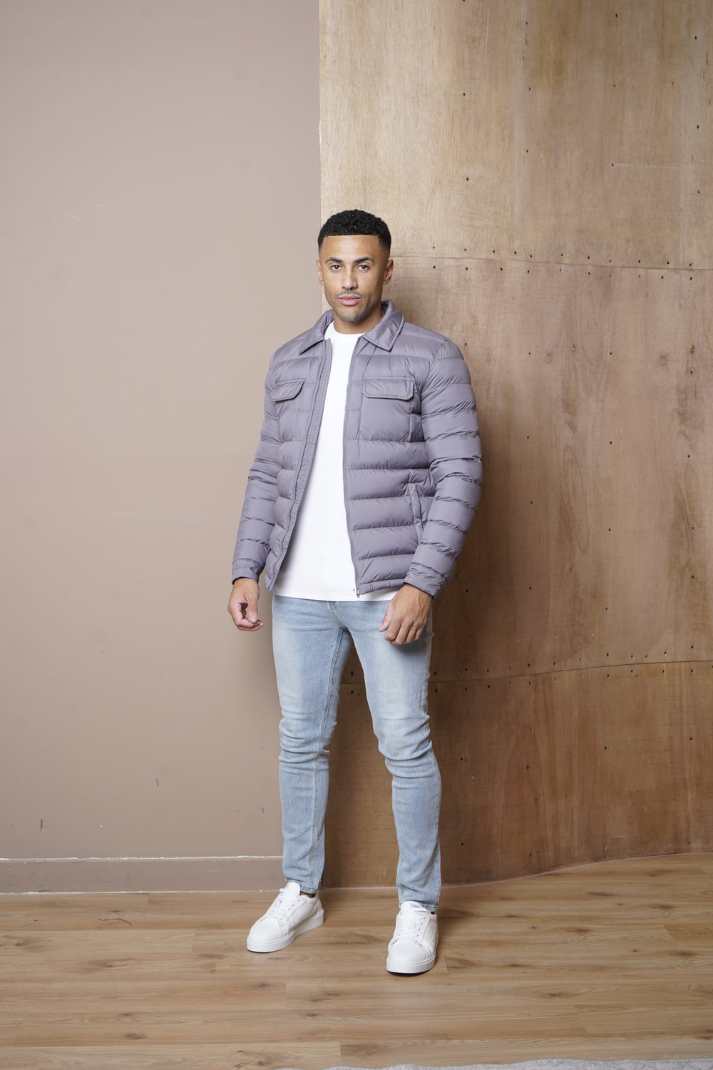 Capo Lightweight Padded Jacket - Charcoal