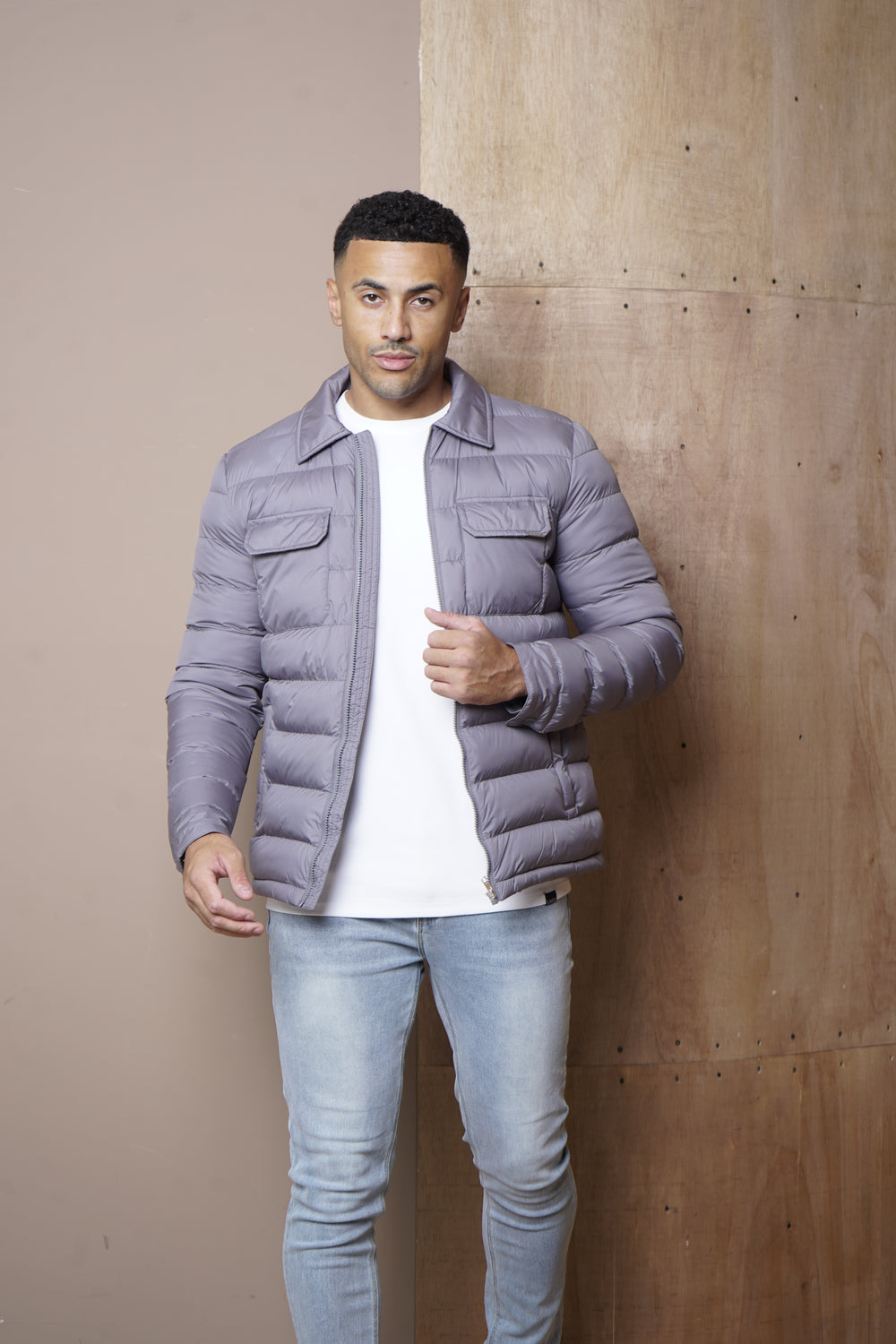 Capo Lightweight Padded Jacket - Charcoal