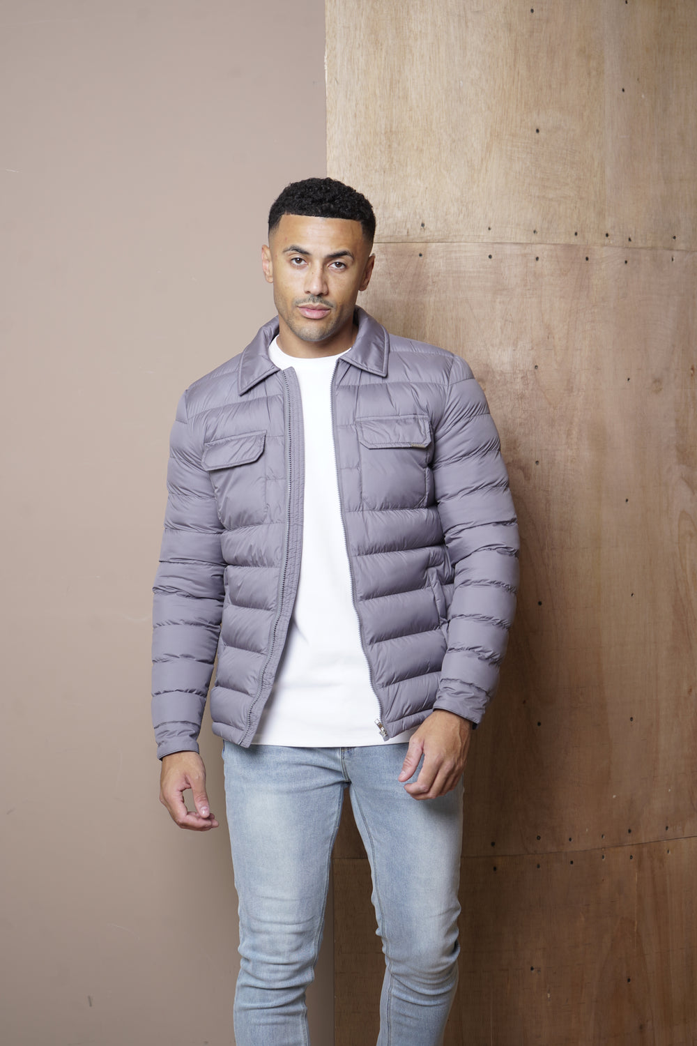 Capo Lightweight Padded Jacket - Charcoal