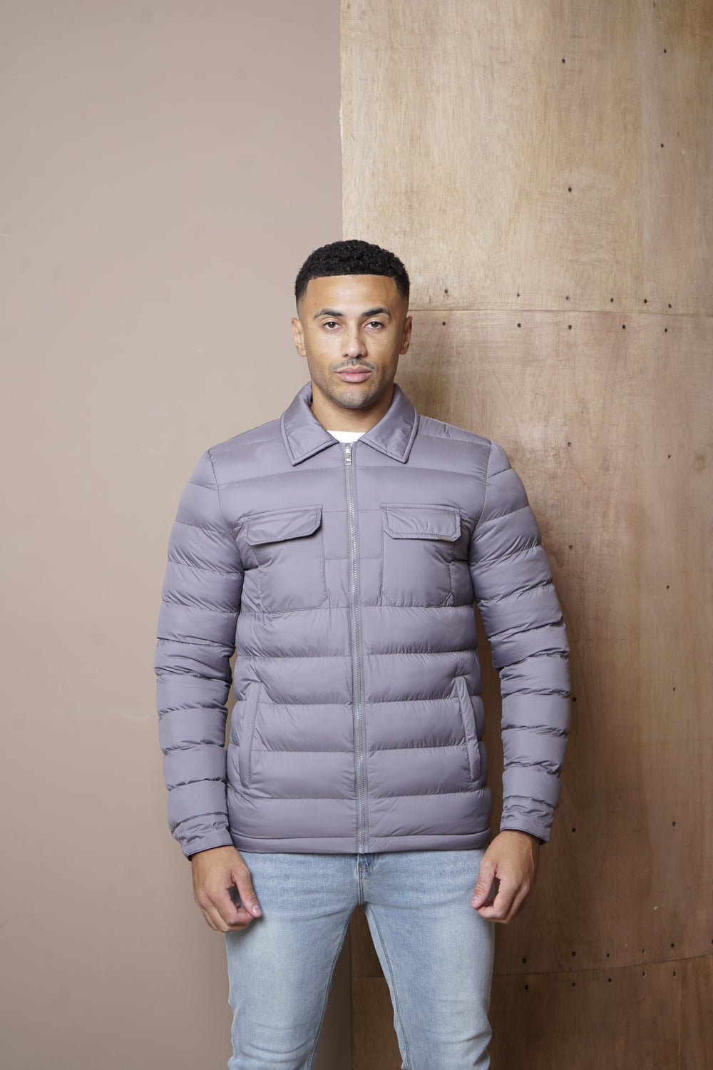 Capo Lightweight Padded Jacket - Charcoal