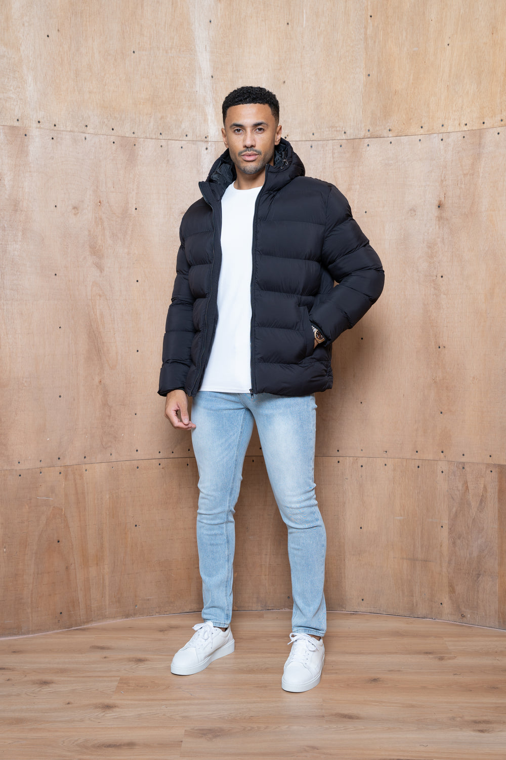 Capo Puffer Parka - Black