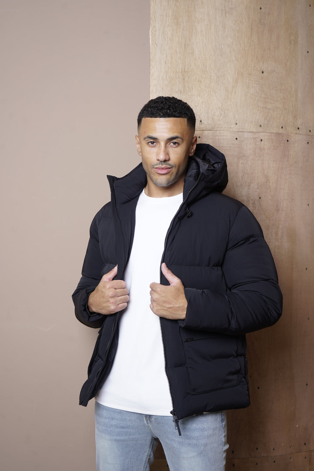 Capo Puffer Coat - Black