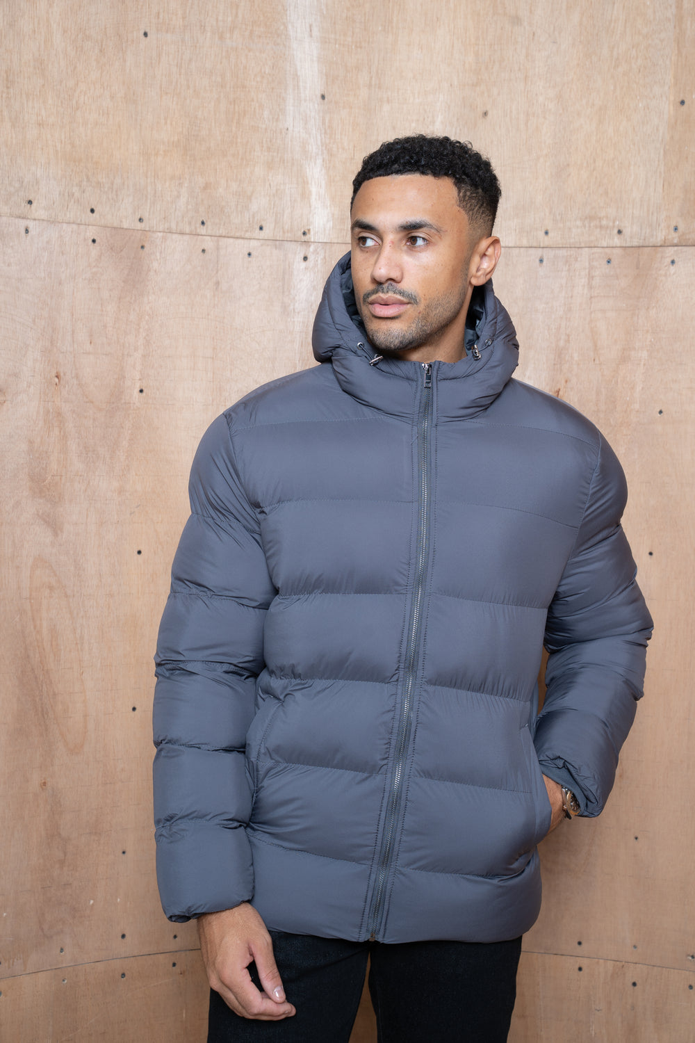 Capo Puffer Parka - Charcoal
