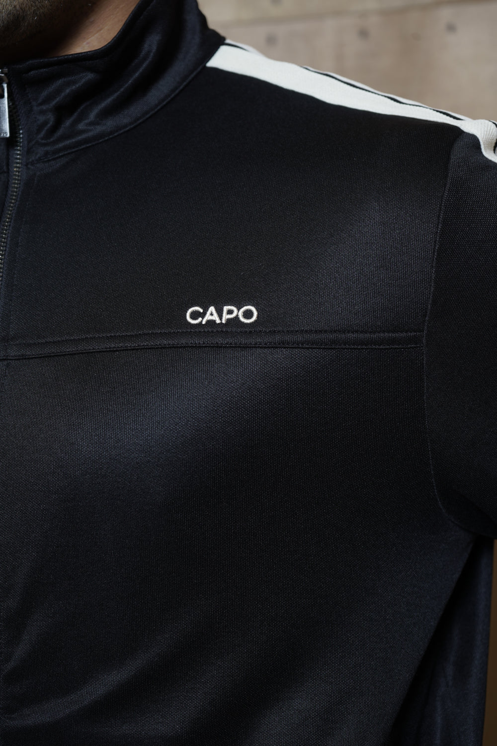 Capo Tape Track Jacket - Black